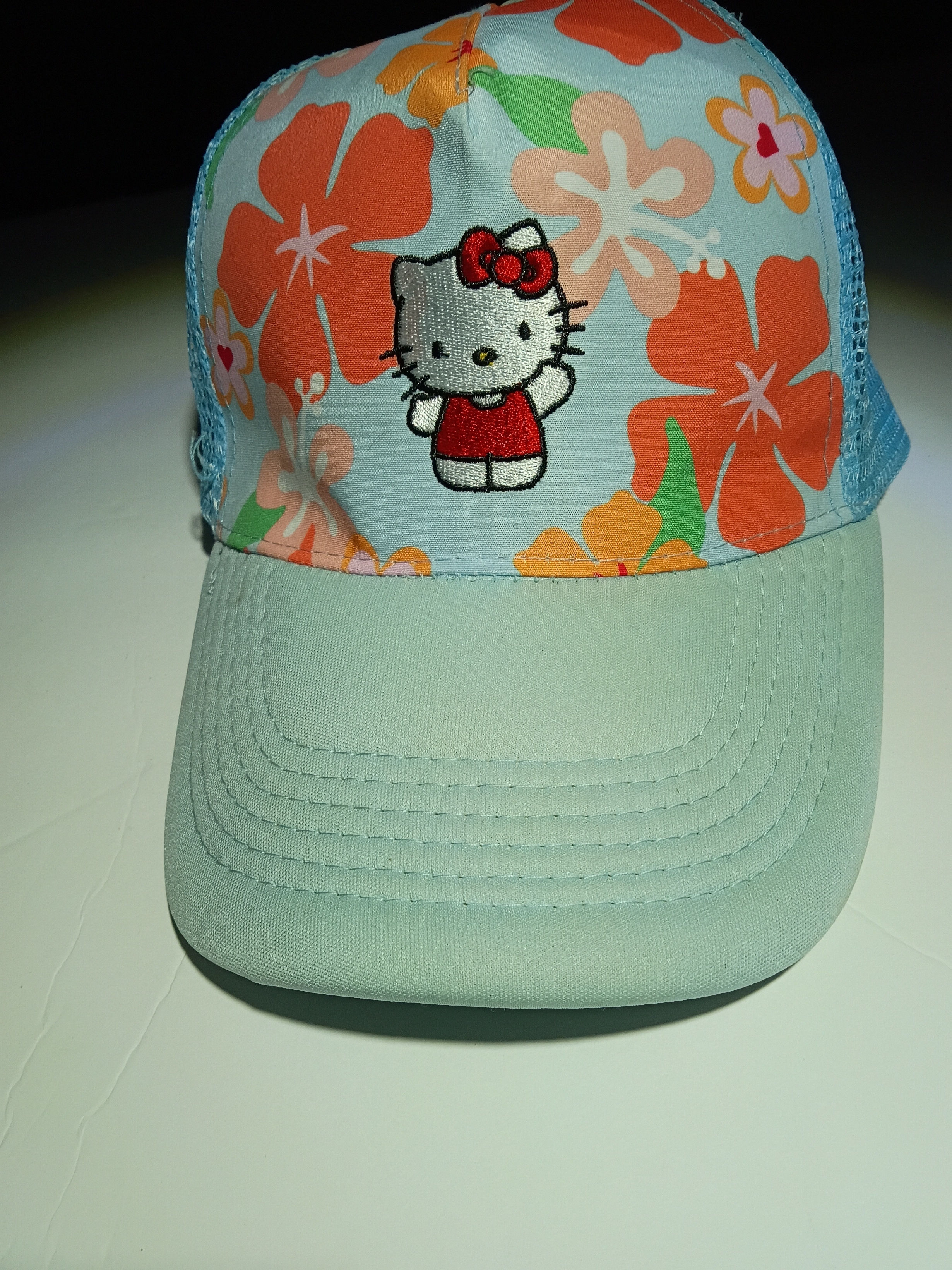 Hello Kitty Floral Snapback Cap  Snapback Trucker Hat